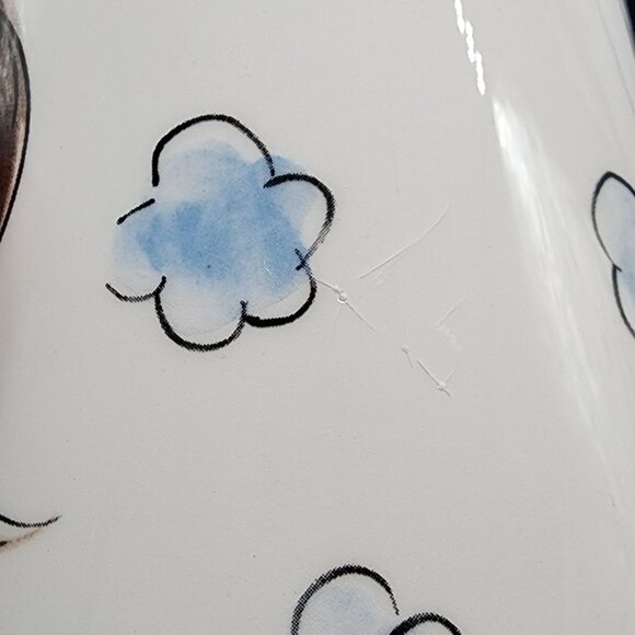 Atmosphere Lady Ceramic Canister Lady Face & Blue Flowers by Cheryl Thompson - Picture 8 of 8